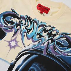 Alien Astronaut Finger Print Washed Tee 2 colors 29098146