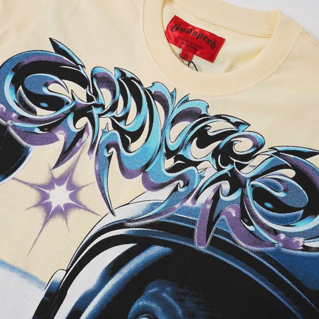 Alien Astronaut Finger Print Washed Tee 2 colors 29098146