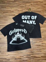 All-Seeing Eye Pyramid Print Washed Tee 29098143