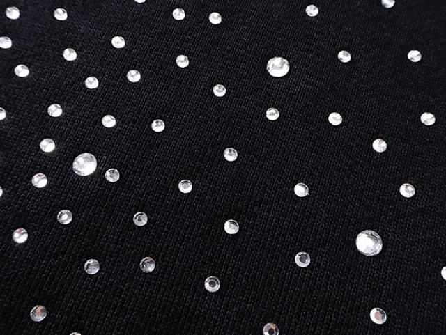 Cloud Piano Double Angel Rhinestone Print Washed Hoodie 29116524