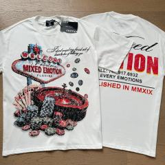 Las Vegas Casino Rhinestone Print Washed Tee 29105646