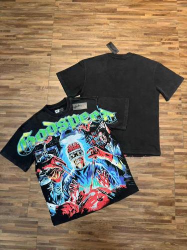 Horror Craniotomy Rhinestone Print Washed Tee 29106669
