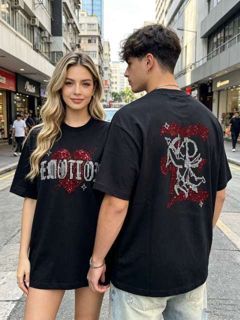 American-style sweet and cool love theme light luxury daily commuting shirt 2 colors 29064996