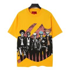 Skull Guitar Band Print Washed Tee 29098140