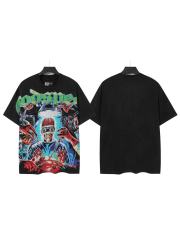 Horror Craniotomy Rhinestone Print Washed Tee 29106669
