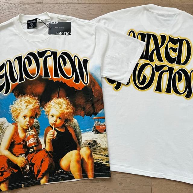 Beach Vacation Angel Soda Rhinestone Print Tee 29105629