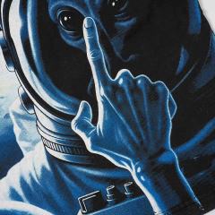 Alien Astronaut Finger Print Washed Tee 2 colors 29098146