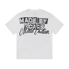 Four-grid Cupid Film Rhinestone Print Tee 2 colors 29105634