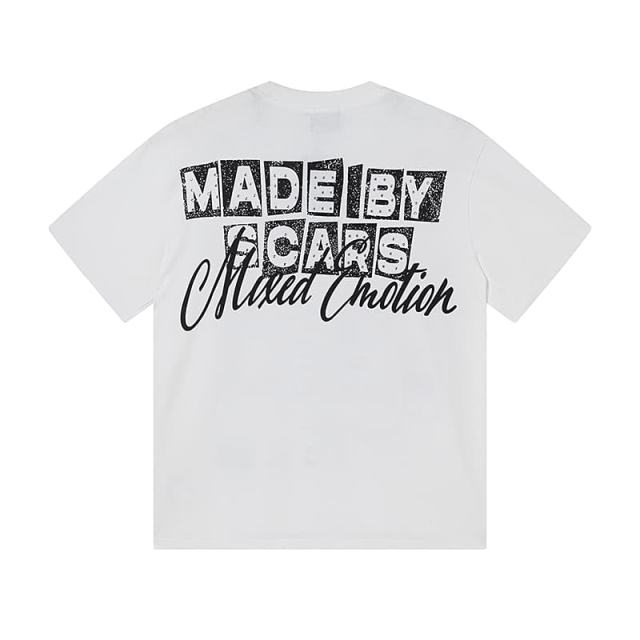 Four-grid Cupid Film Rhinestone Print Tee 2 colors 29105634