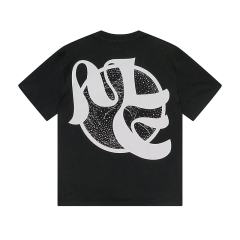 Cloud Piano Angel Rhinestone Print Washed Tee 29105652
