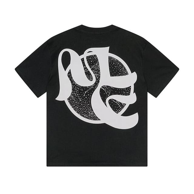 Cloud Piano Angel Rhinestone Print Washed Tee 29105652