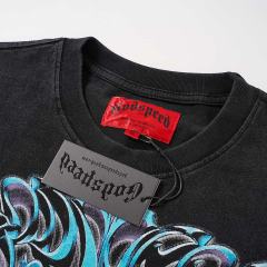 Alien Astronaut Finger Print Washed Tee 2 colors 29098146