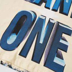 Alien Astronaut Finger Print Washed Tee 2 colors 29098146