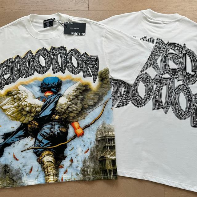 Archer Angel Back Rhinestone Print Tee 29105628