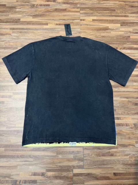 Fallen Skull Astronaut Rhinestone Print Washed Tee 2 colors 29106666