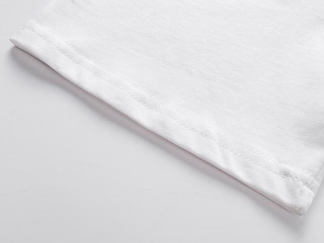 White Tomb Zombie Rhinestone Print Washed Tee 29105640