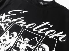 Four-grid Cupid Film Rhinestone Print Tee 2 colors 29105634