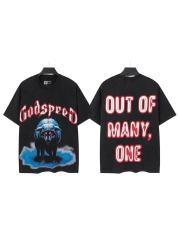 Wolf In Sheep's Clothing Print Washed Tee 29098141