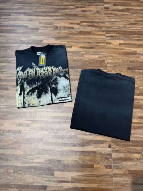 Miami Supercar Yacht Rhinestone Print Washed Tee 2 colors 29106670