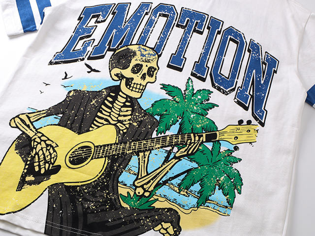 American West Coast vacation punk style short-sleeved shirt 29068958