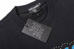 Bandage-blindfolded angel gradient Gothic diamond-studded T-shirt 2 colors 29069184