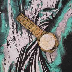 Face-Covering Statue of Liberty Print Washed Tee 2 colors 29098148