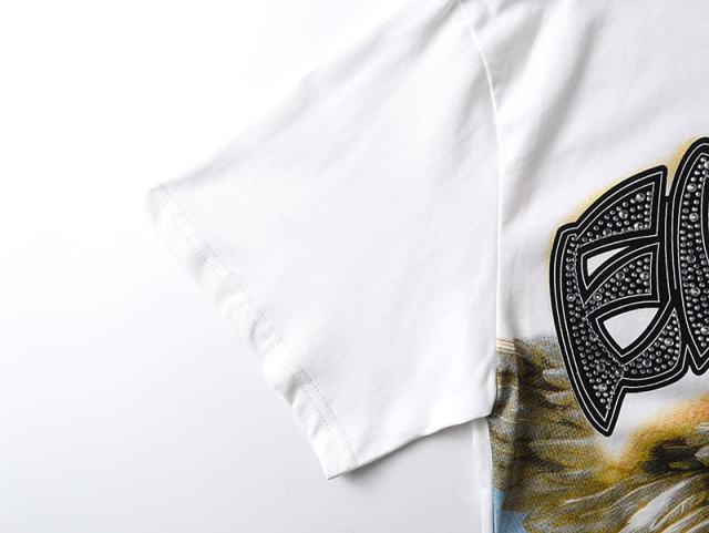 Archer Angel Back Rhinestone Print Tee 29105628