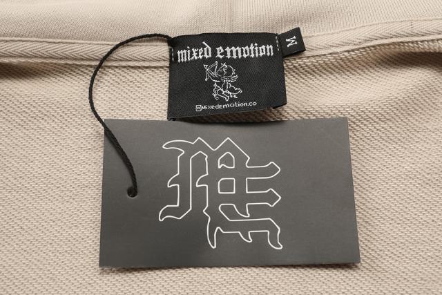 Gothic Letter Patch & Metal Rivets Full Zip Hoodie 2 colors 29107708