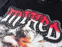 Blurry Archery Angel Rhinestone Print Washed Tee 2 colors 29105648