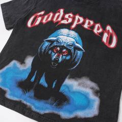 Wolf In Sheep's Clothing Print Washed Tee 29098141