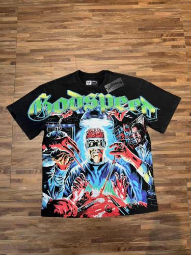 Horror Craniotomy Rhinestone Print Washed Tee 29106669