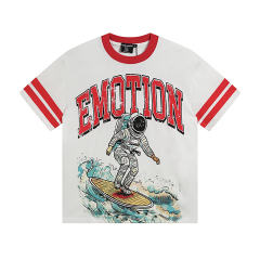 American-style space surfing fun daily commuting short-sleeved shirt 29068959