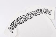Cracked 3D letter white loose-fitting drop-shoulder short-sleeved T-shirt 29069167