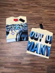 Alien Astronaut Finger Print Washed Tee 2 colors 29098146