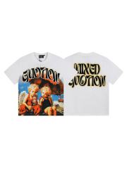 Beach Vacation Angel Soda Rhinestone Print Tee 29105629
