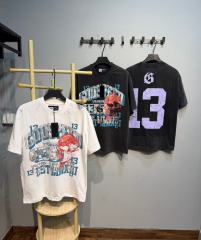 Flame Skull No.13 Back Print Washed Tee 29098137