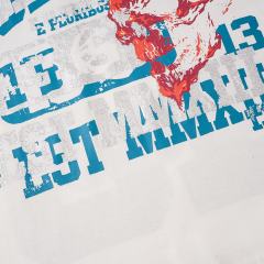 Flame Skull No.13 Back Print Washed Tee 29098137