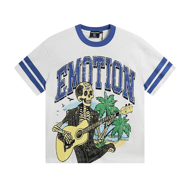 American West Coast vacation punk style short-sleeved shirt 29068958