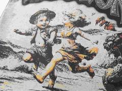 Beach Running Kids Rhinestone Print Washed Tee 29105642