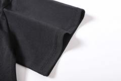 Bandage-blindfolded angel gradient Gothic diamond-studded T-shirt 2 colors 29069184