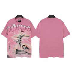 Electric Skull Cross Print Washed Tee 29098133