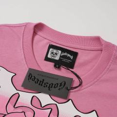 Electric Skull Cross Print Washed Tee 29098133