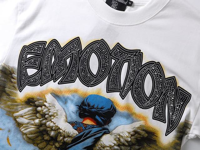 Archer Angel Back Rhinestone Print Tee 29105628