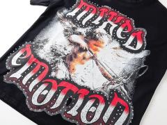 Blurry Archery Angel Rhinestone Print Washed Tee 2 colors 29105648