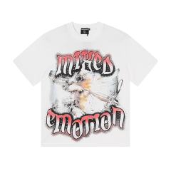Blurry Archery Angel Rhinestone Print Washed Tee 2 colors 29105648