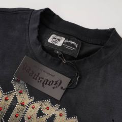 Miami Supercar Yacht Rhinestone Print Washed Tee 2 colors 29106670