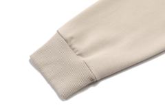 Gothic Letter Patch & Metal Rivets Full Zip Hoodie 2 colors 29107708