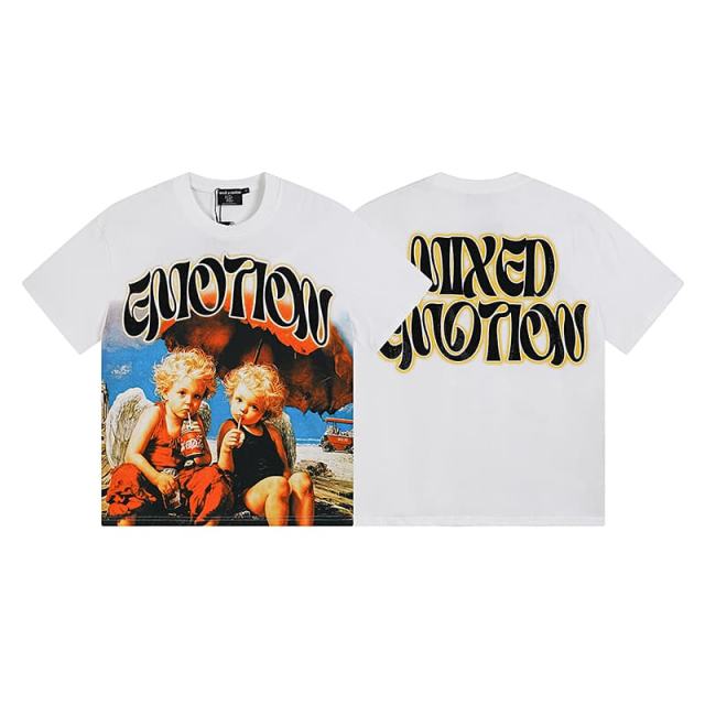 Beach Vacation Angel Soda Rhinestone Print Tee 29105629