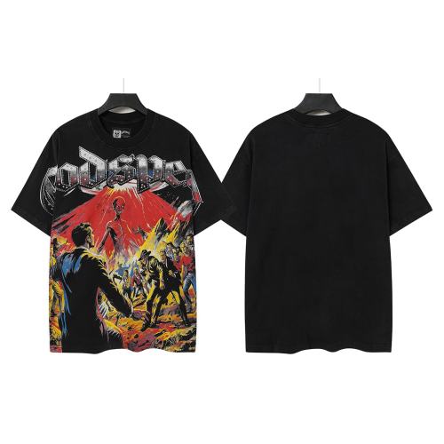 Vintage Alien Invasion Rhinestone Print Washed Tee 29106671