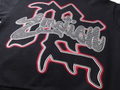Archery Angel Oil Painting Rhinestone Zipper Print Washed Hoodie 29116529